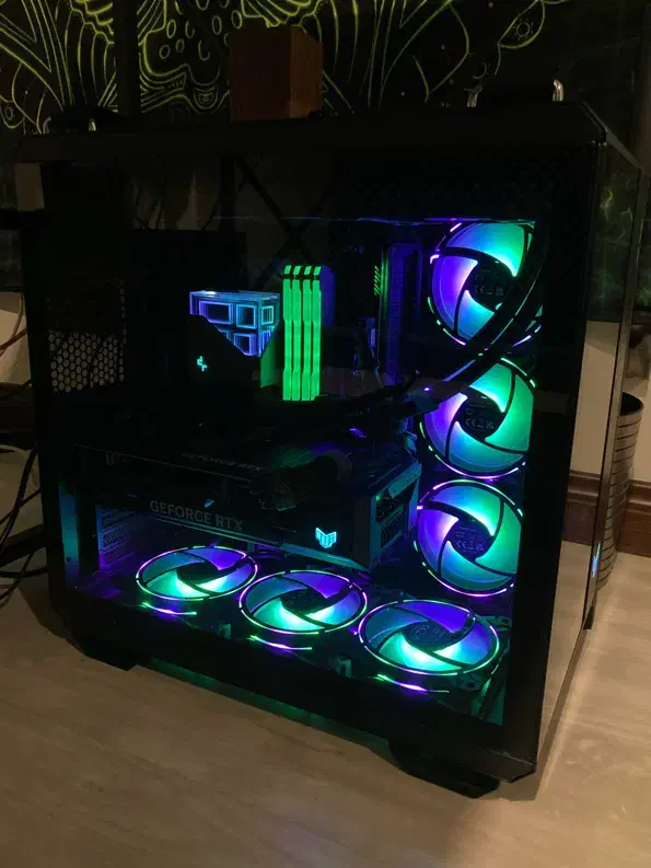 کیس گیمینگ و رندرینگ با تمامی متعلقات|رایانه رومیزی|تهران, الهیه|دیوار