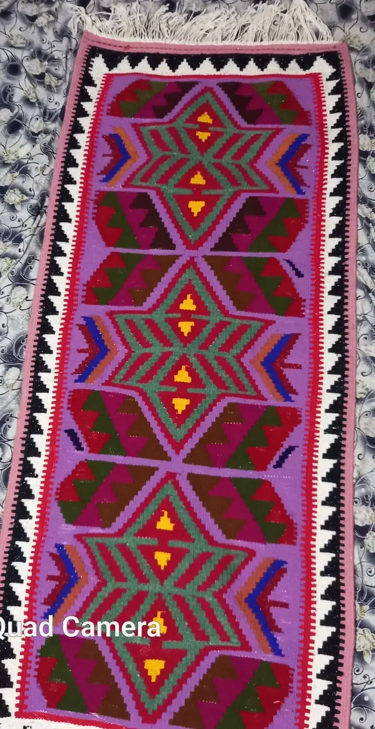 گلیم  اندازه ۶۰×۱۴۰|گلیم، جاجیم، گبه|زنجان, |دیوار