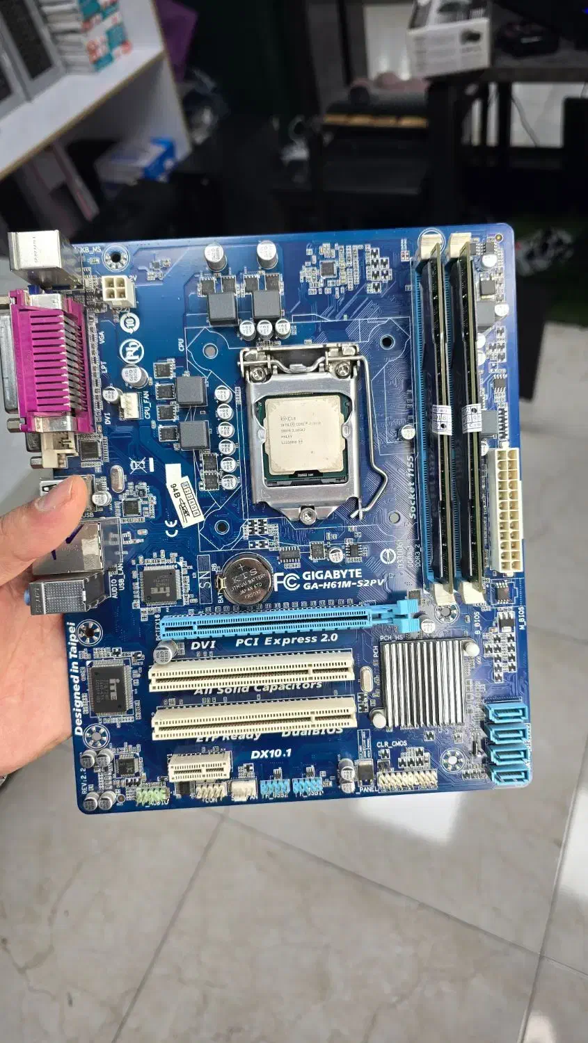 مادربرد H61 cpu i5 ram 8g|قطعات و لوازم جانبی رایانه|فردیس, فردیس|دیوار