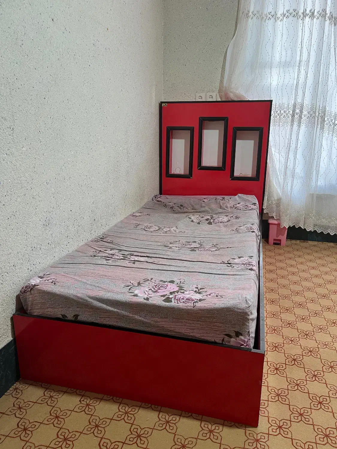 کمد و تخت خواب تک نفره نوجوان|تخت و سرویس خواب|فیروزآباد (فارس), |دیوار