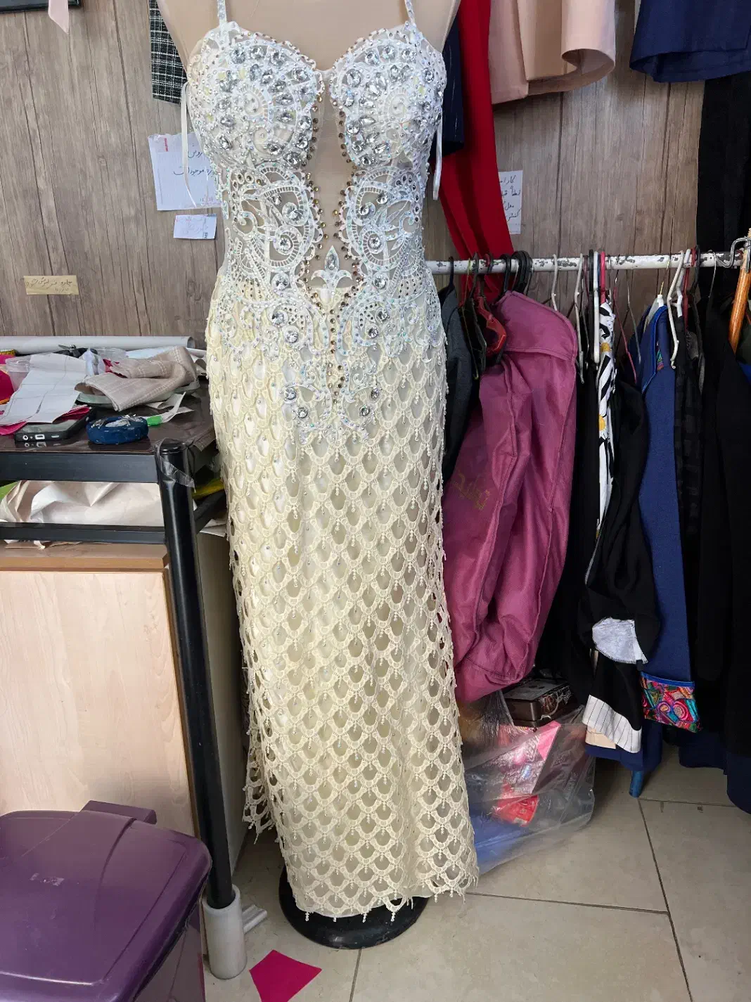 لباس مجلسی مانتو روی|لباس|اصفهان, خانه اصفهان|دیوار