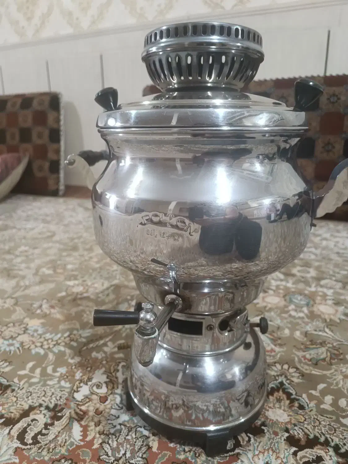 سماور گازی آپولون یوسف زاده 6لیتری|سماور، چای‌ساز، قهوه‌ساز|خرم‌آباد, |دیوار