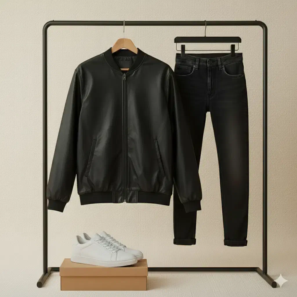 کاپشن چرم مردانه NightRunner C48/سبک، مقاوم|لباس|زاهدان, |دیوار