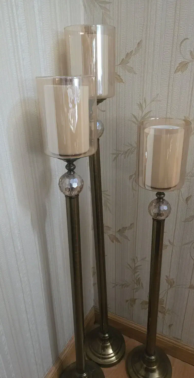 ست آباژور و شمعدان|چراغ خواب و آباژور|تهران, شهرک غرب|دیوار