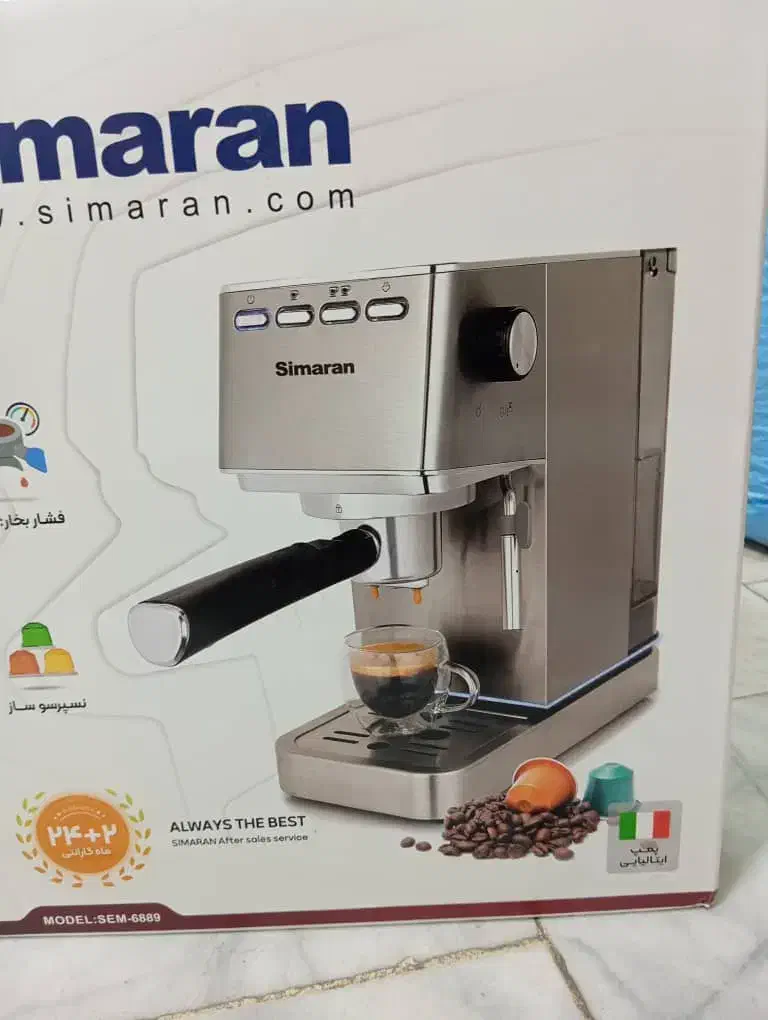 اسپرسوساز سیماران مدلSEM-6889|سماور، چای‌ساز، قهوه‌ساز|مشکین‌دشت, |دیوار