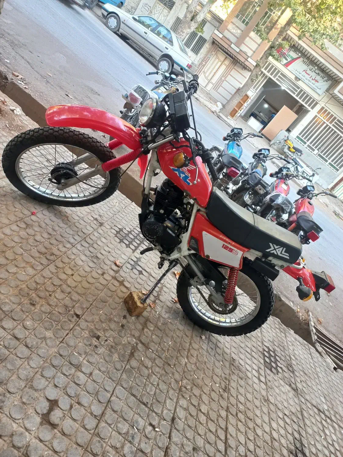 موتور تریل ایکسل مزایده|موتورسیکلت|خرمآباد, |دیوار