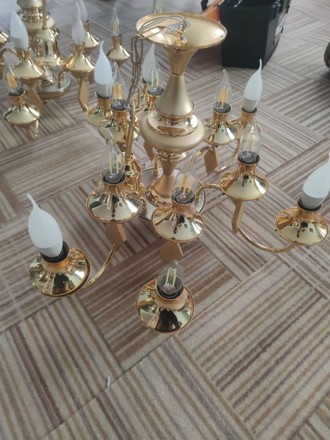۵ عدد لوستر آب طلا|لوستر و چراغ آویز|زنجان, |دیوار