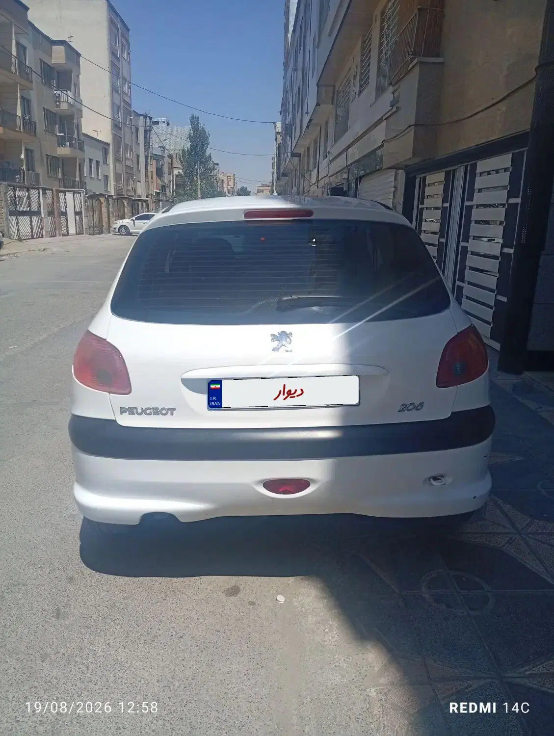 پژو206|خودرو سواری و وانت|همدان, |دیوار