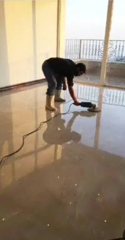 کف سابی بتن سنگ موزاییک سرامیک|خدمات نظافت|بندر دیر, |دیوار