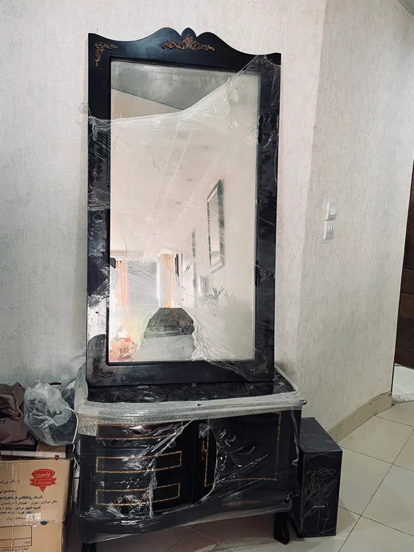 آیینه وکنسول|بوفه، ویترین، کنسول|مشهد, آزادشهر|دیوار