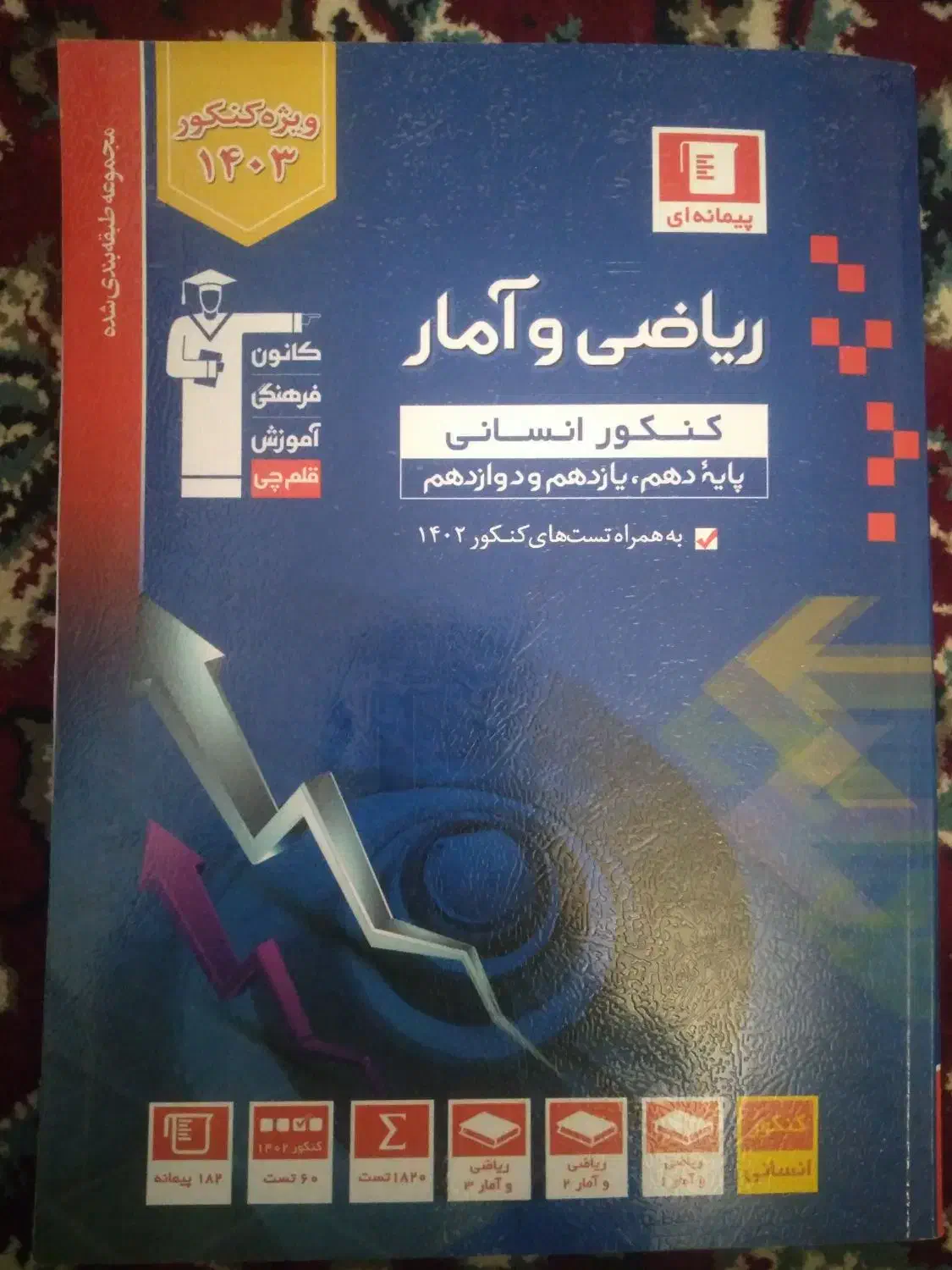 کتاب کمک درسی ریاضی و آمار انسانی جامع|کتاب و مجله آموزشی|تربت‌حیدریه, مسجد جامع|دیوار