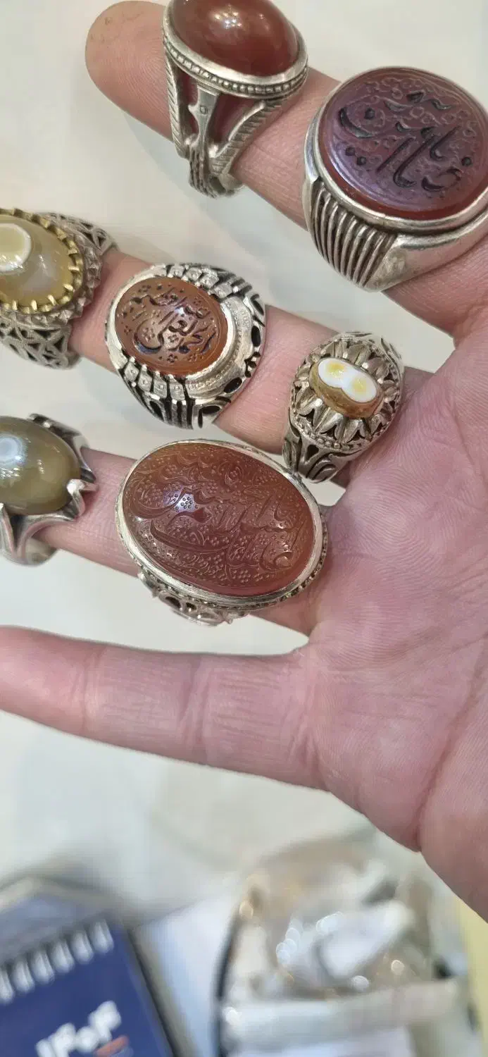 فروش انگشتر نقره دست ساز|جواهرات|یزد, |دیوار