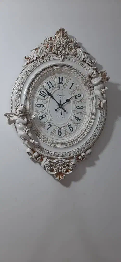 ساعت دیواری طرح فرشته برجسته|ساعت دیواری و تزئینی|بوشهر, |دیوار