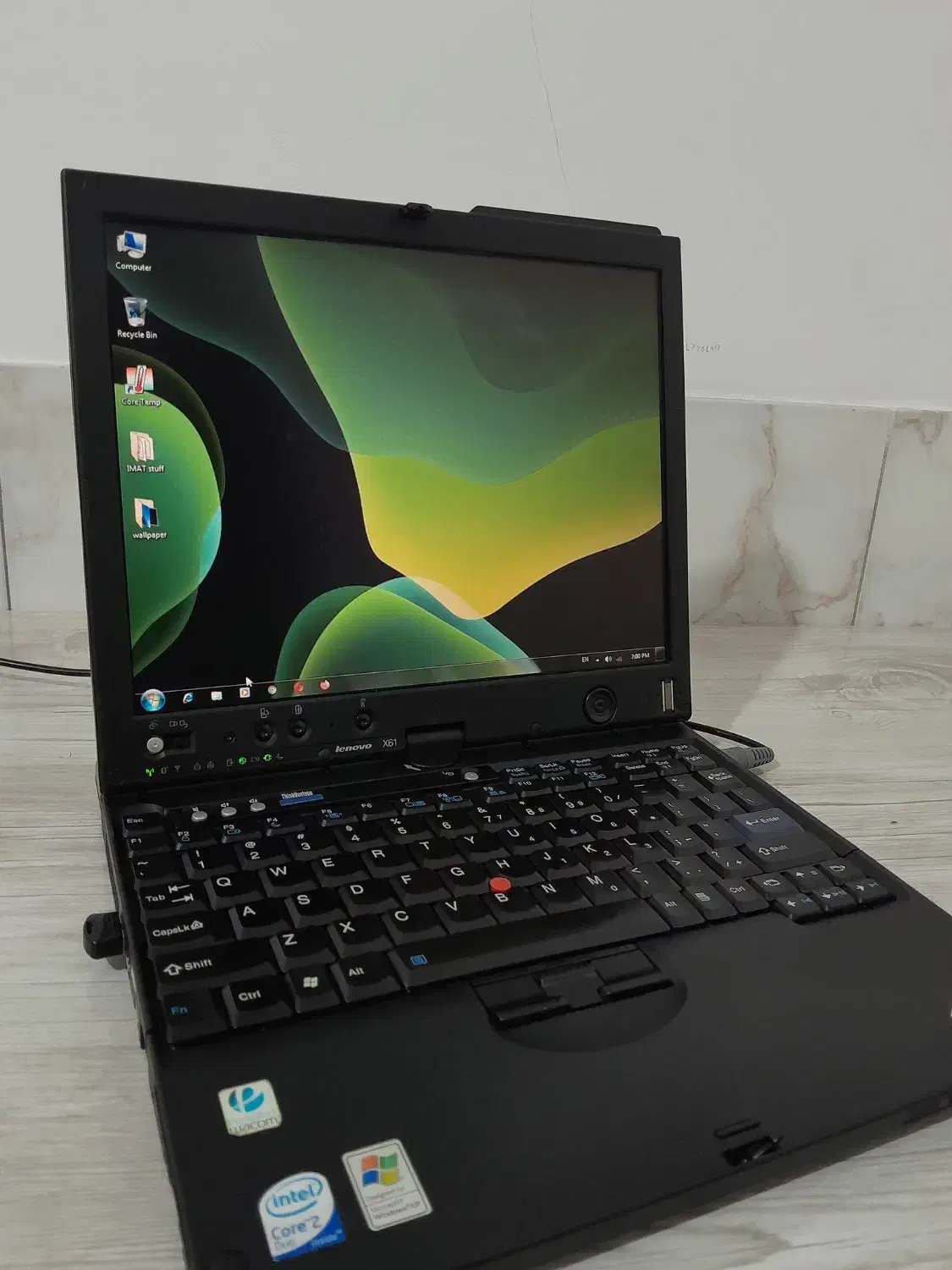 لپتاپ تبلت لنوو thinkpad x61|رایانه همراه|شیراز, ملاصدرا|دیوار