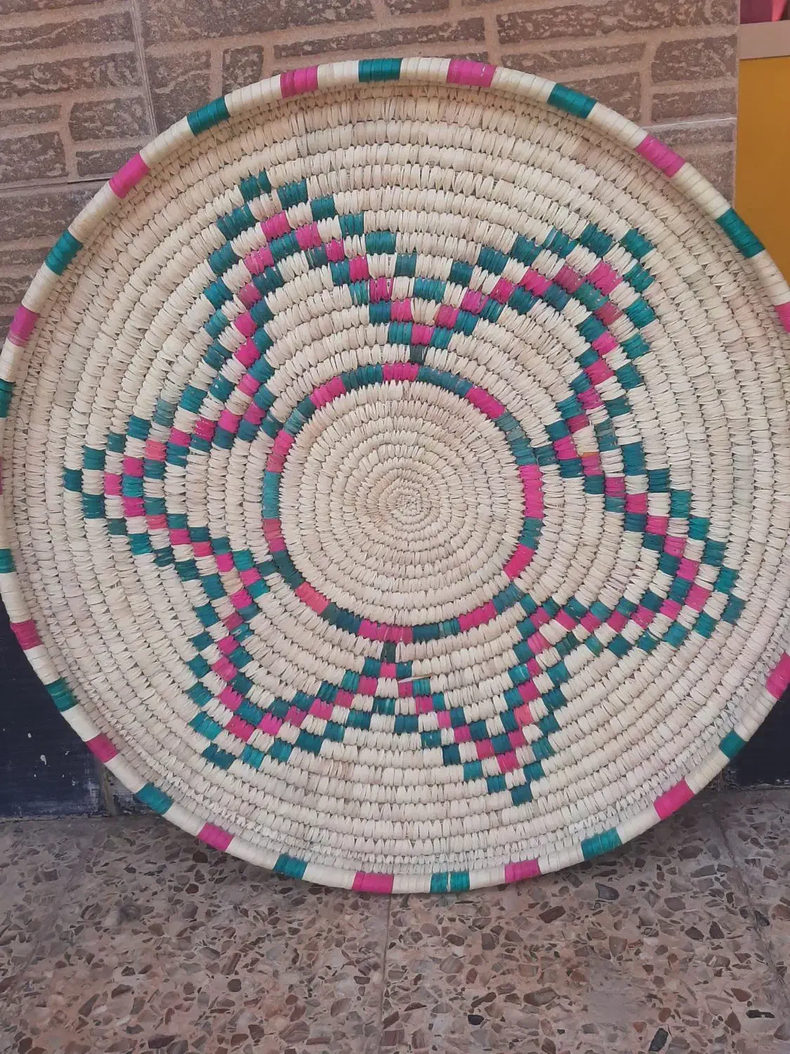 دو عدد تویزه تازه بافتش تموم شده با برگ نخل|صنایع دستی و سایر لوازم تزئینی|دهدشت, |دیوار