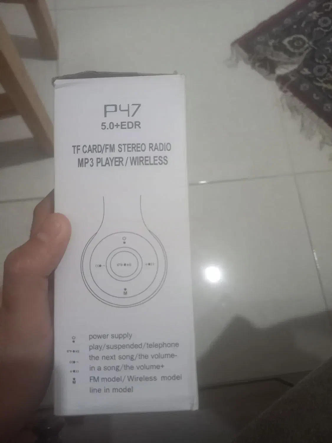 هدفون بلوتوثی p47|پخش‌کننده همراه|کرمانشاه, |دیوار