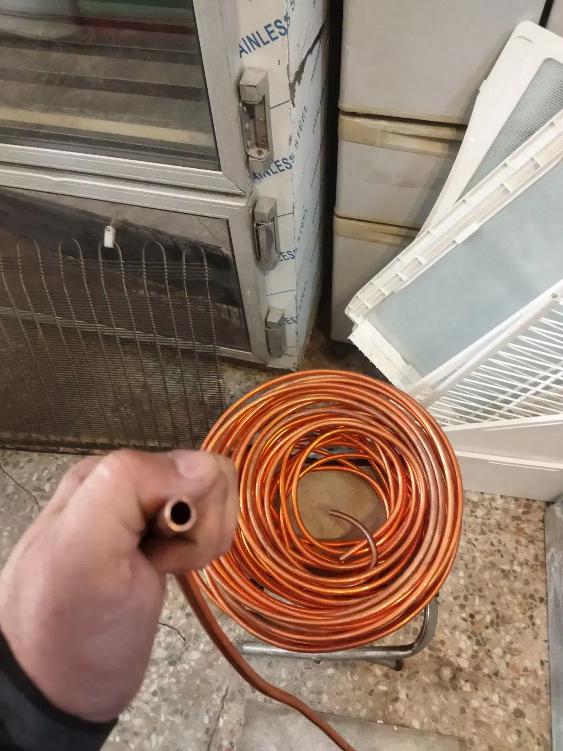 لوله مسی|کولر گازی و فن‌کوئل|خمینی‌شهر, |دیوار