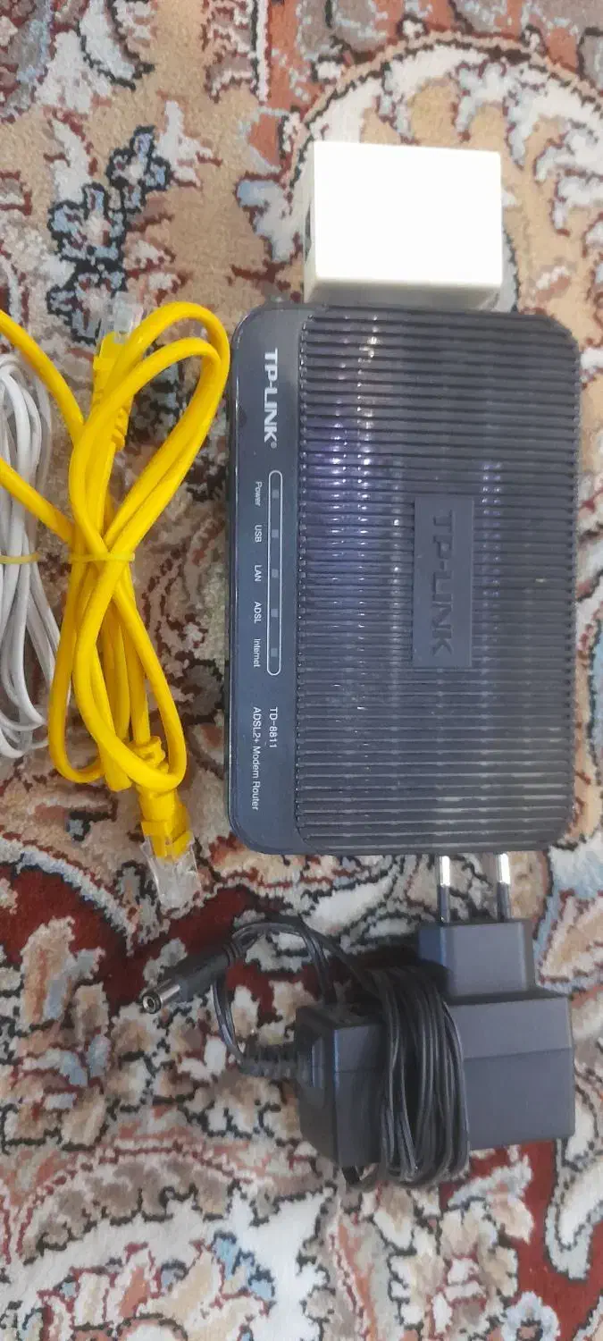 مودم tplink با سیم|مودم و تجهیزات شبکه|مشهد, راهنمایی|دیوار