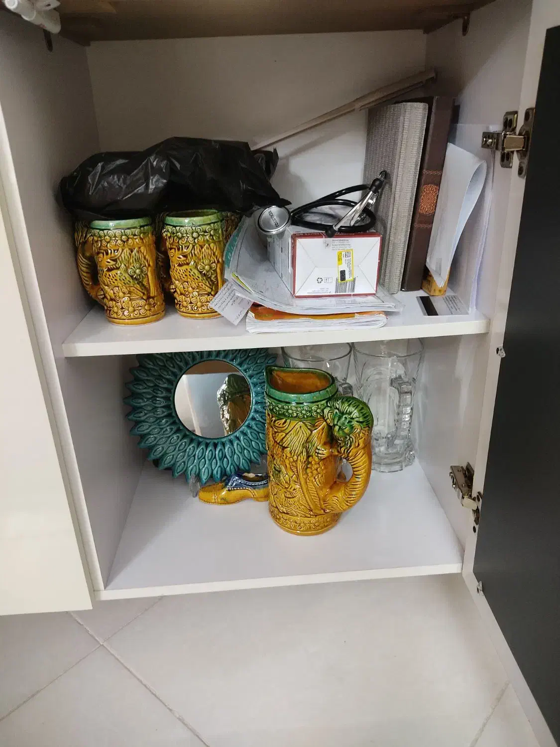 فروش کنسول ۳دره جادار مناسب برای ظروف پذیرایی|بوفه، ویترین، کنسول|مهدی شهر, |دیوار