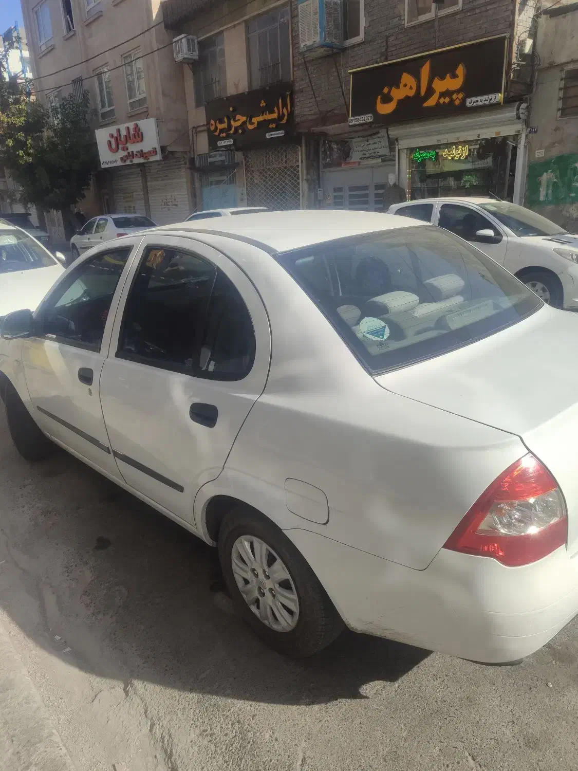 تیبا صندوق دار مدل98 بی رنگ شاسی پلم|خودرو سواری و وانت|مشهد, کشاورز|دیوار