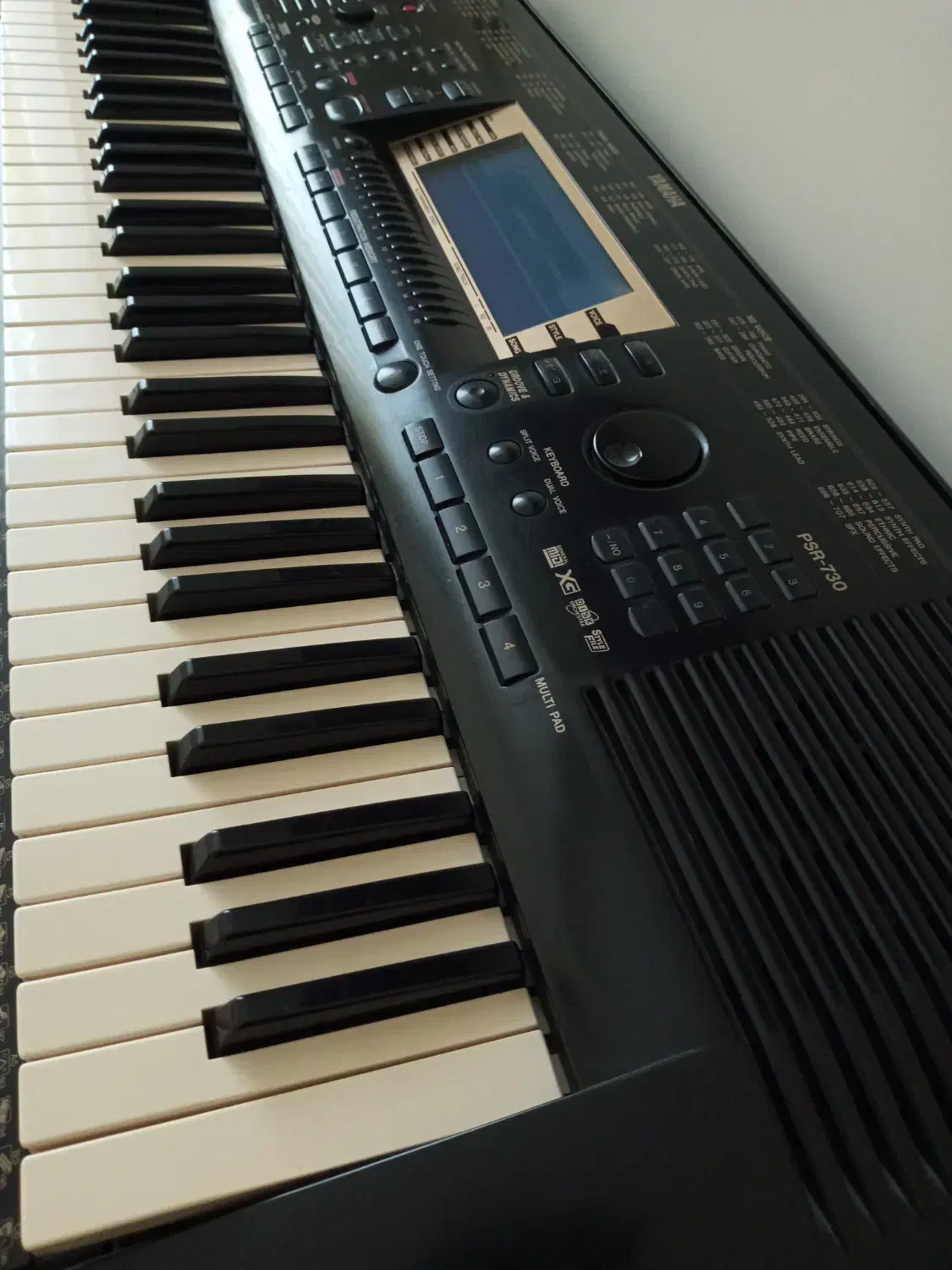 کیبورد مدل یاماها psr 730|پیانو، کیبورد، آکاردئون|سمنان, |دیوار