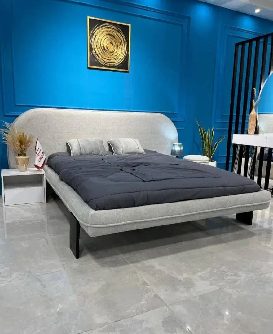 سرویسخواب دو نفره مینیمال با گارانتی ۳ ساله|تخت و سرویس خواب|نیشابور, ده حلاج|دیوار