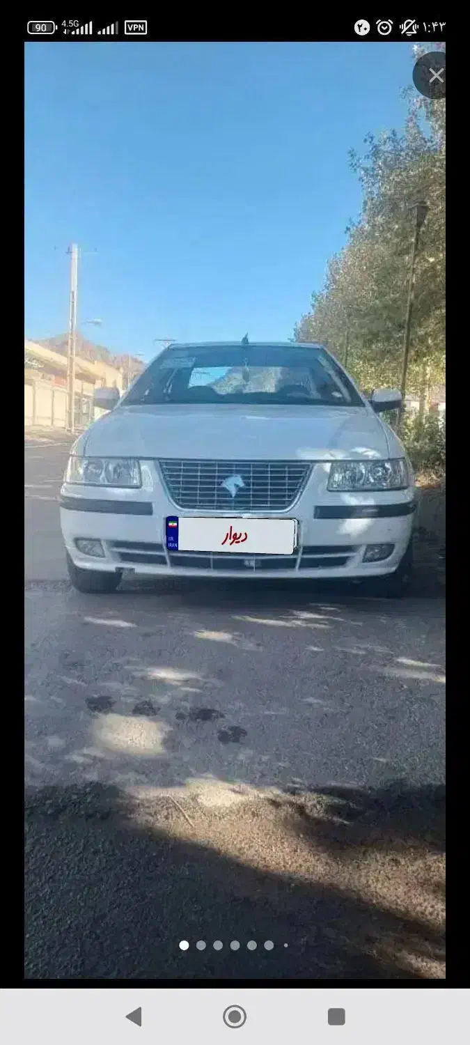 سمند 93 تک سوز|خودرو سواری و وانت|خرمآباد, |دیوار