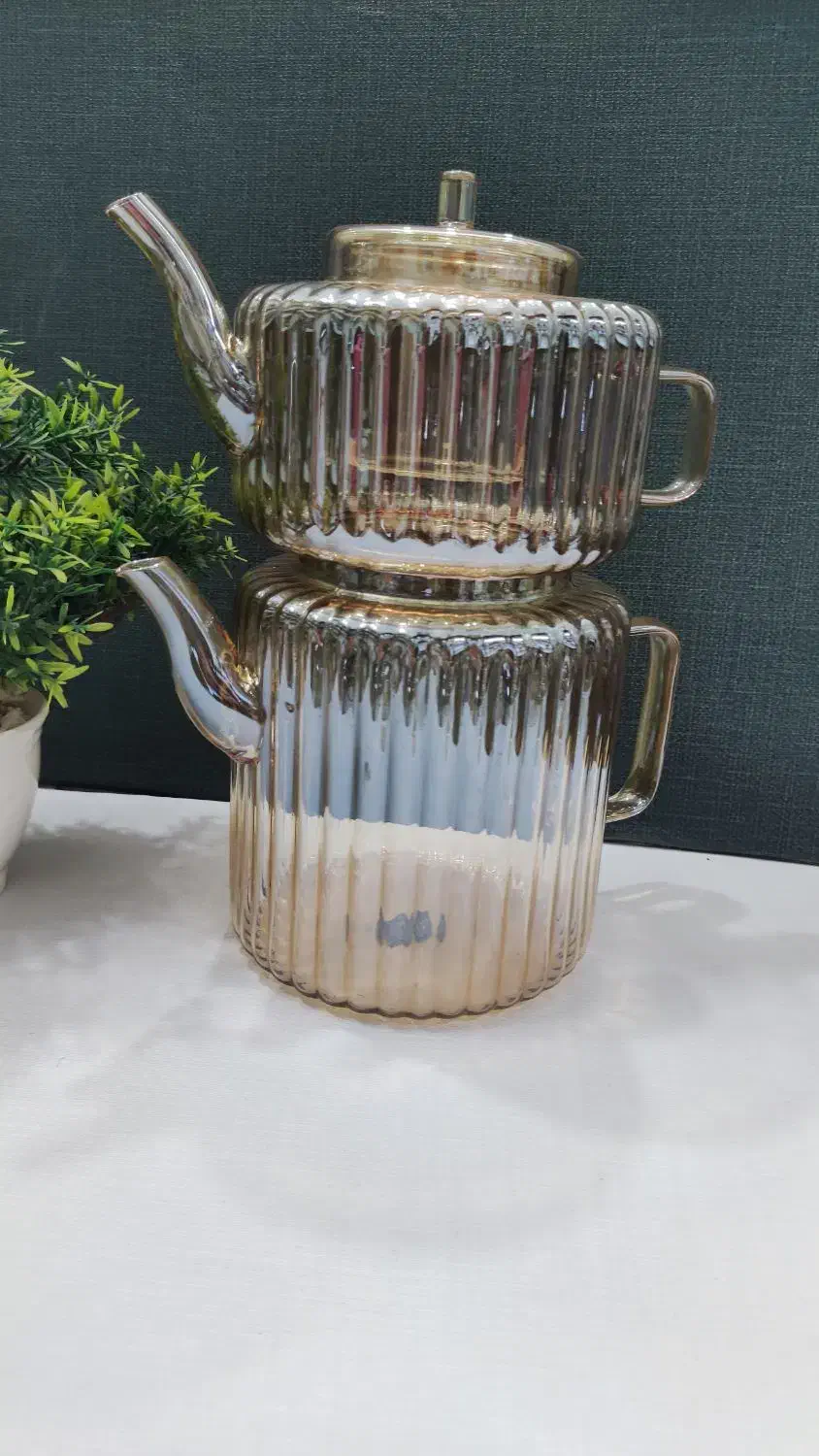 کتری قوری کریستال|قوری، کتری، قهوه‌ساز دستی|اردکان, |دیوار