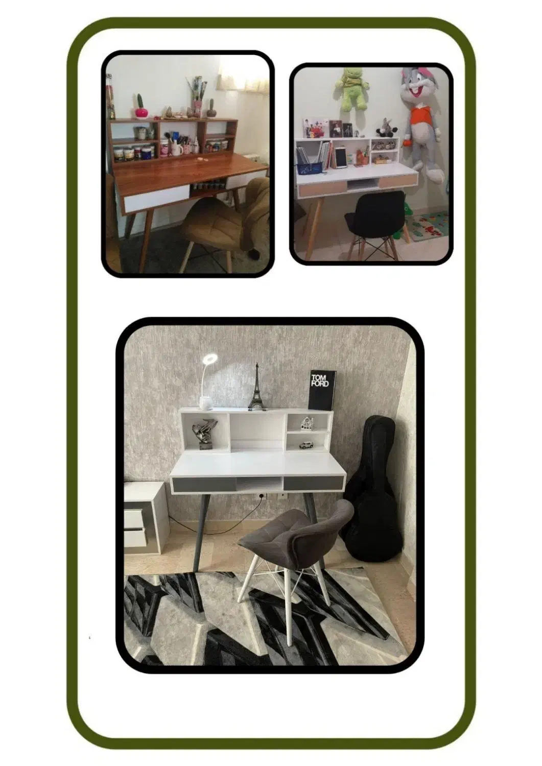 میز تحریر پایه چوب|میز تحریر و کامپیوتر|قرچک, مهدیه|دیوار