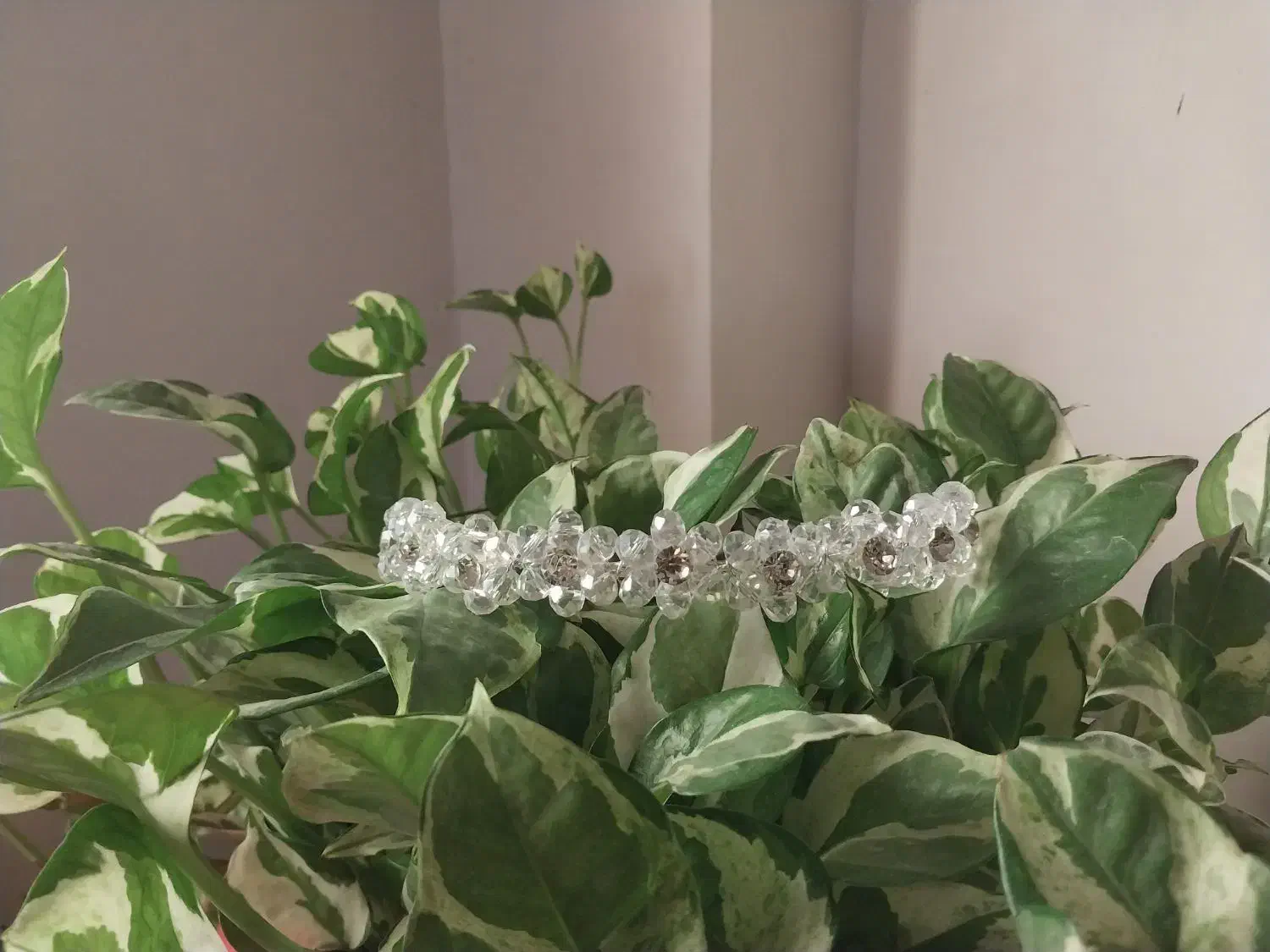 تل کریستال شکوفه ای|زیورآلات و اکسسوری|ماسال, |دیوار