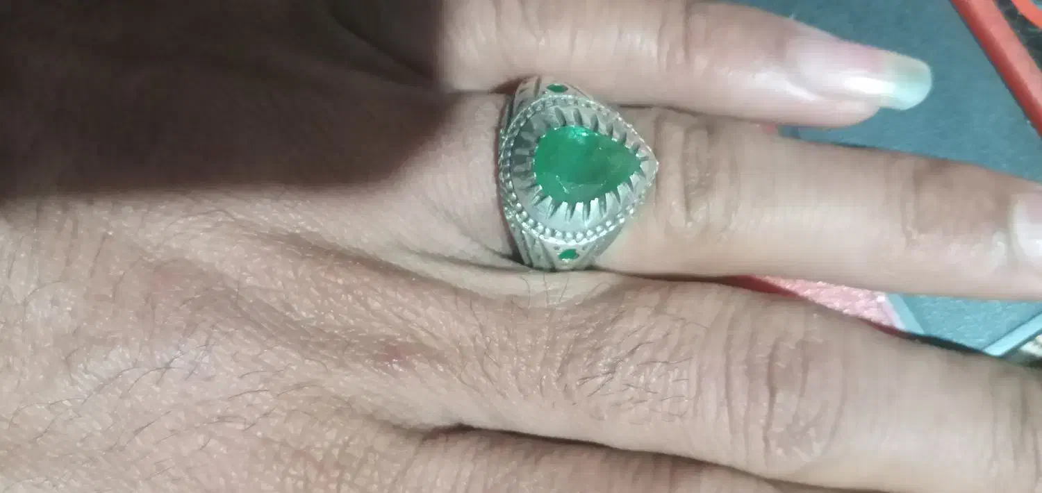 انگشتر زمرد اشکی|جواهرات|زابل, |دیوار