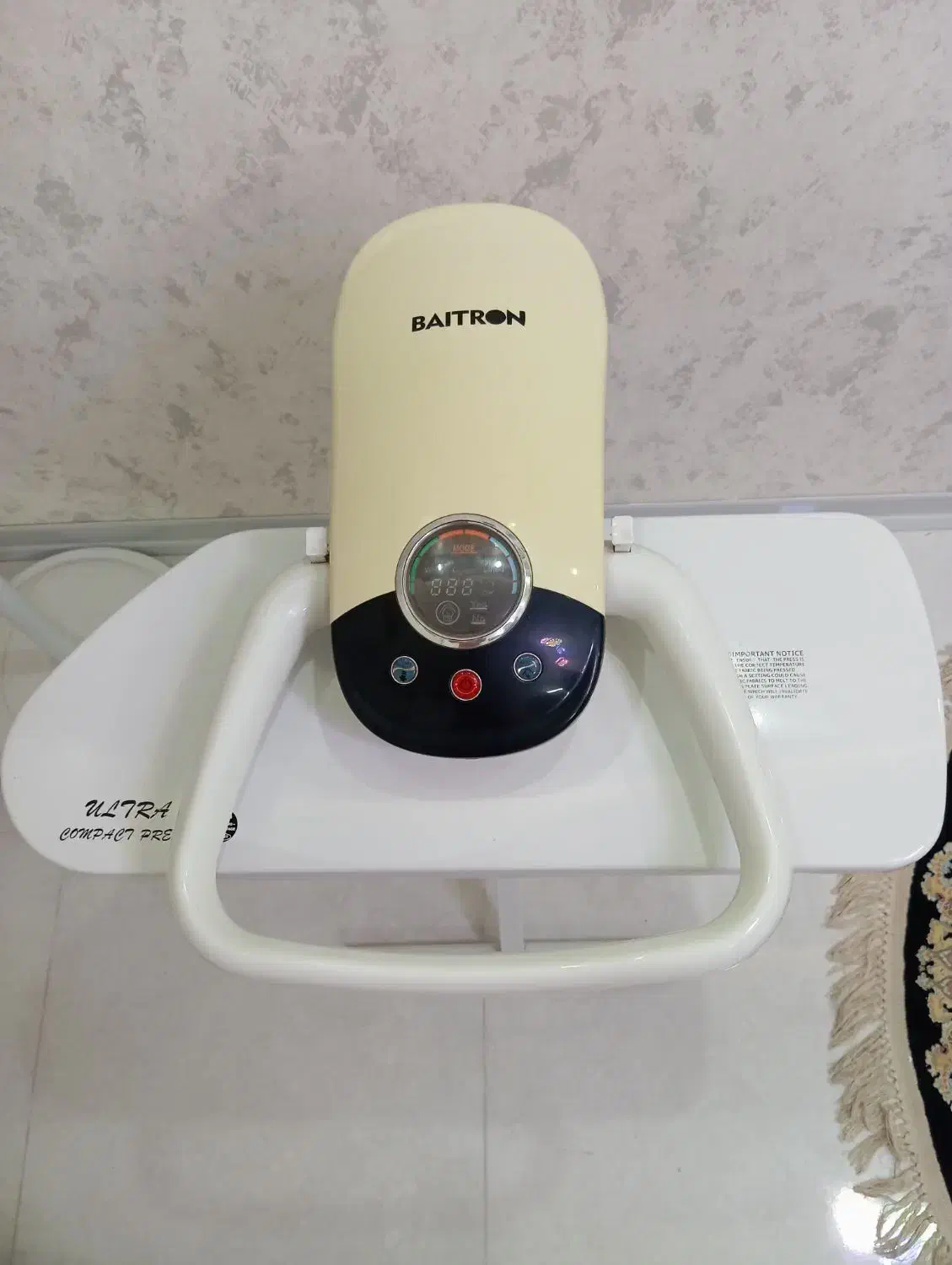 اتوپرس بخار بایترون اصلی در حد نو|اتو و لوازم اتو|مشهد, انقلاب|دیوار