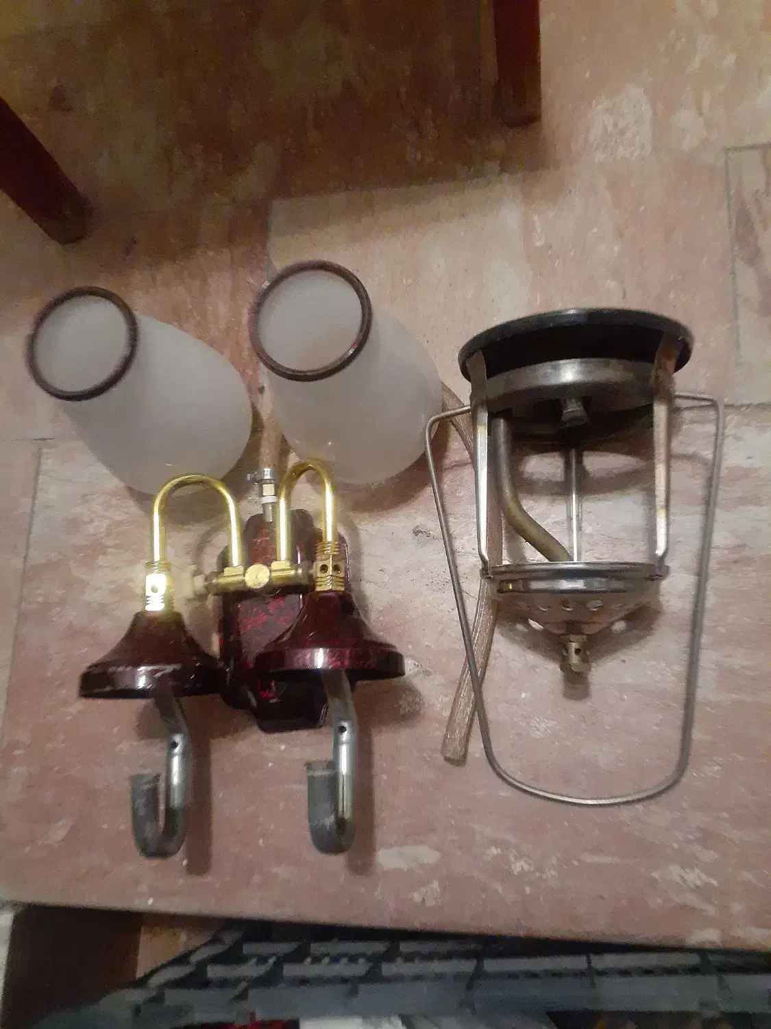 چراغ گازی|لوستر و چراغ آویز|تبریز, |دیوار