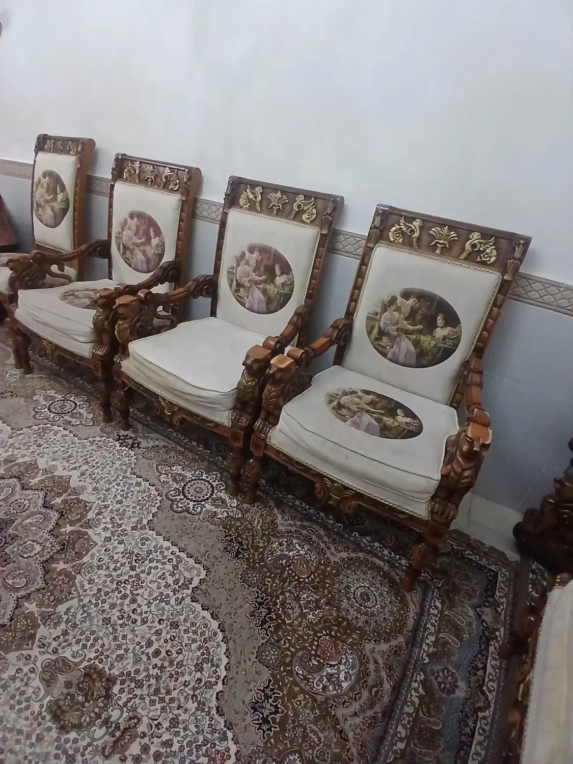 یه دست مبل ده نفر دوتا میز عسلی|مبلمان خانگی و میز عسلی|مشکین‌دشت, |دیوار