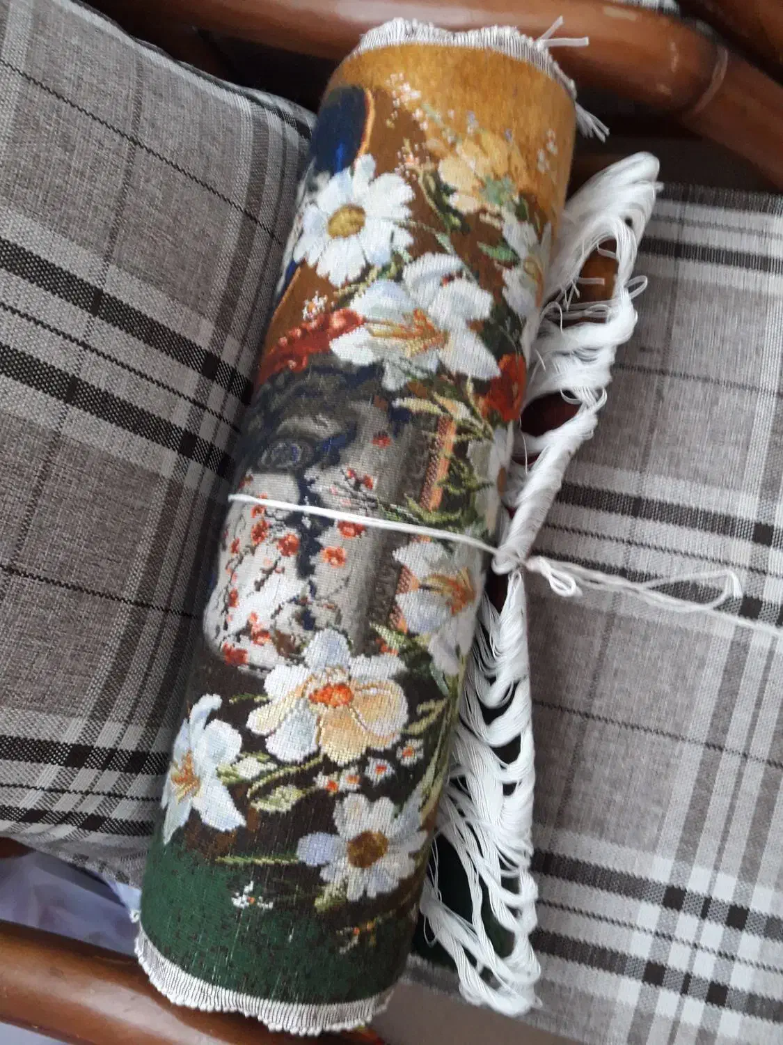 تابلو فرش گل و گلدان|تابلو فرش|کرمانشاه, |دیوار