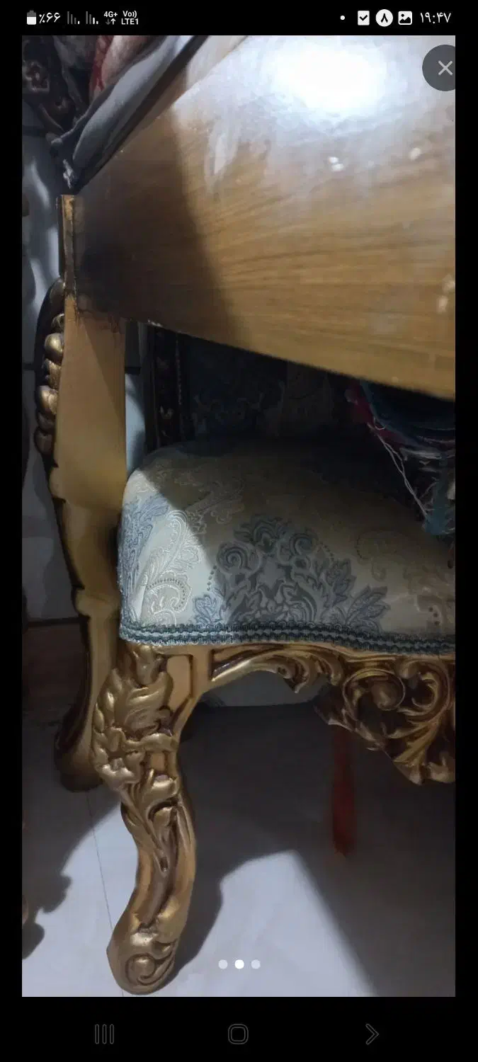 میز نهار خوری ۶نفره ولی ۴تا صندلی داره|میز و صندلی غذاخوری|اسلام‌شهر, شهرک محمدیه|دیوار