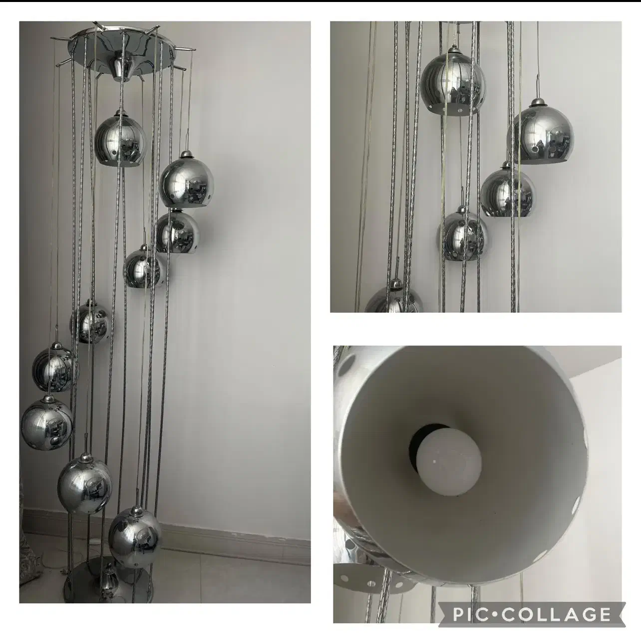 چراغ/آباژر/آباژور ایستاده|چراغ خواب و آباژور|مشگین شهر, |دیوار