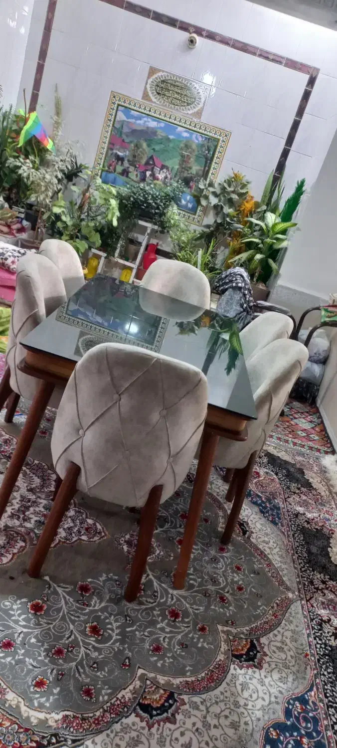 میز ناهار خوری ۶ نفره|میز و صندلی غذاخوری|یاسوج, |دیوار