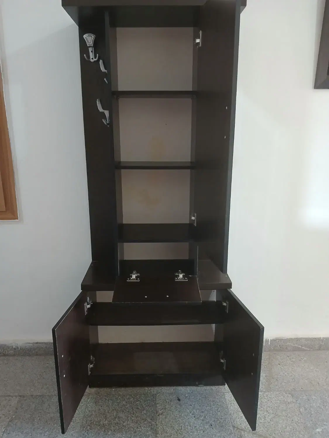 جاکفشی آینه دار به ابعاد ۱۸۵در ۷۳در ۳۰|جاکفشی، کمد، دراور|پرند, فاز ۵|دیوار