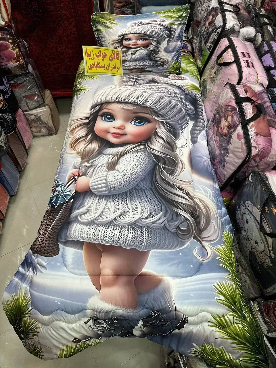 لحاف روتختی یک نفره دخترونه اسپرت|سرویس روتختی|مشهد, پایین خیابان|دیوار