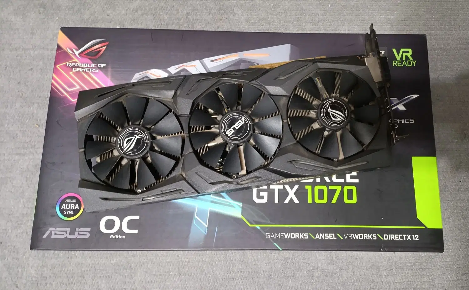 ASUS STRIX GTX1070 8GB GDDR5X|قطعات و لوازم جانبی رایانه|تهران, تهرانپارس غربی|دیوار