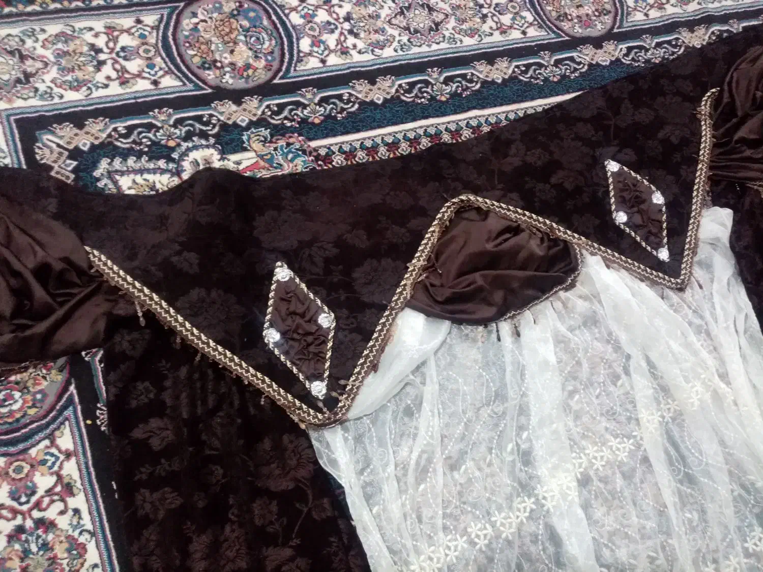 پرده و سر پرده|پرده، رانر، رومیزی|شوشتر, |دیوار