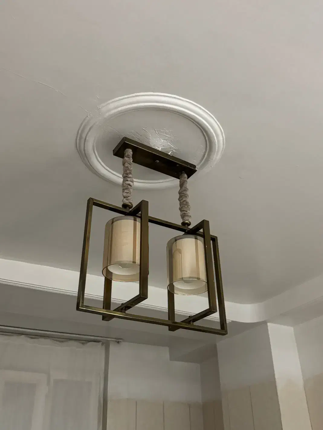 لوستر دو شاخه سالم|لوستر و چراغ آویز|تهران, فلاح|دیوار