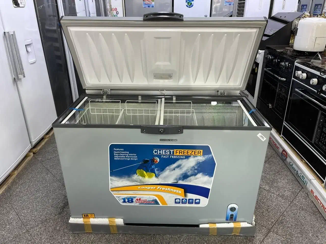 فریزر صندوقی ۳۹۰ لیتر پهنا۱۱۰cm|یخچال و فریزر|یزد, |دیوار