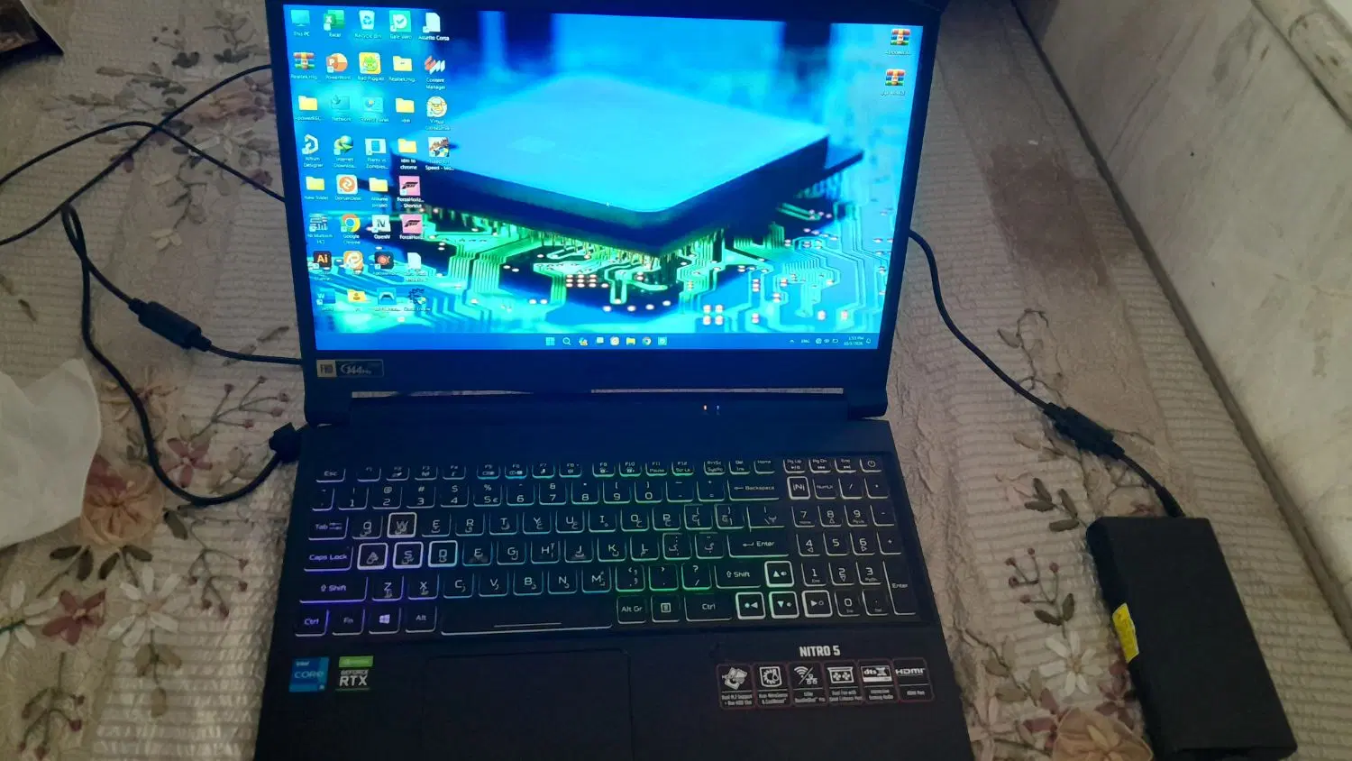 acer nitro 5 i5 11400H|رایانه همراه|قم, بکایی|دیوار