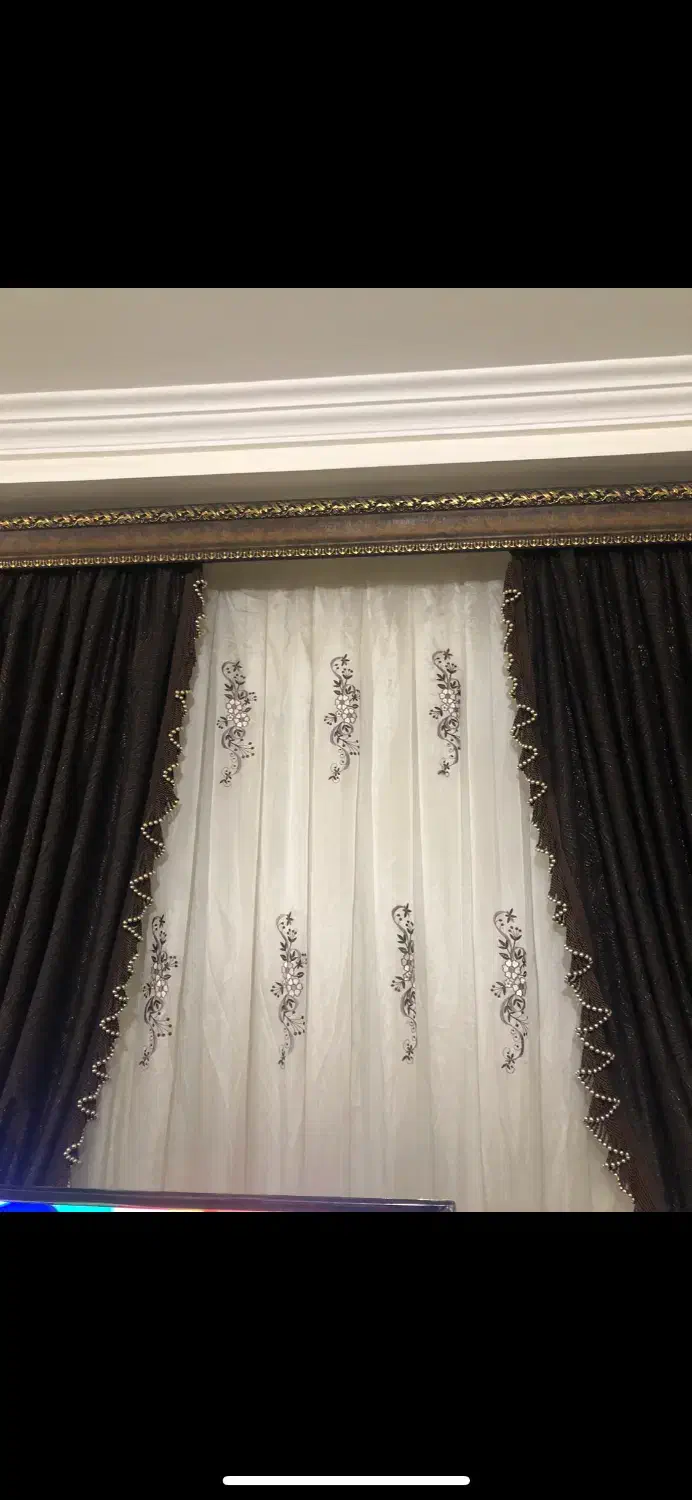 پرده با پرده با کتیبه|پرده، رانر، رومیزی|گرگان, |دیوار