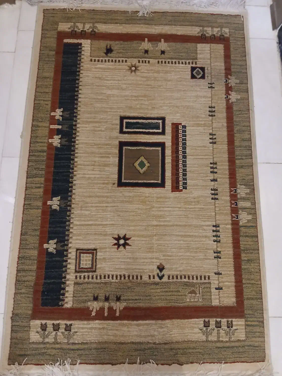 قالیچه راهرو .اشپزخانه|فرش|قم, انسجام|دیوار