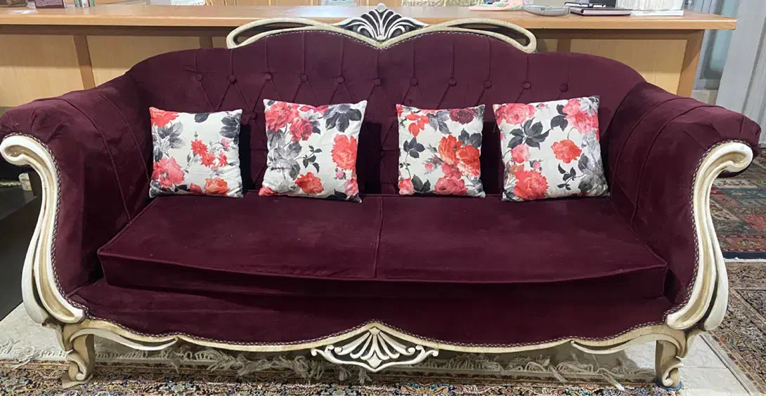 مبل ۷ نفره تمیز با قیمت عالی|مبلمان خانگی و میز عسلی|شاهین‌شهر, خانه کارگر|دیوار