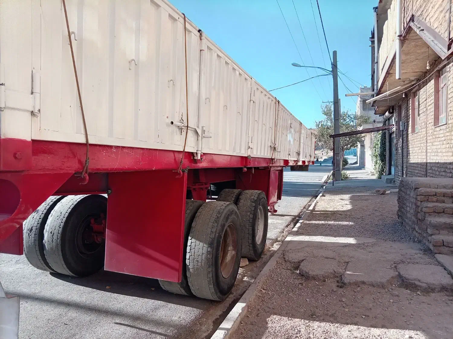 دم تریلی لبه دار دو محور|خودرو سنگین|نورآباد, |دیوار