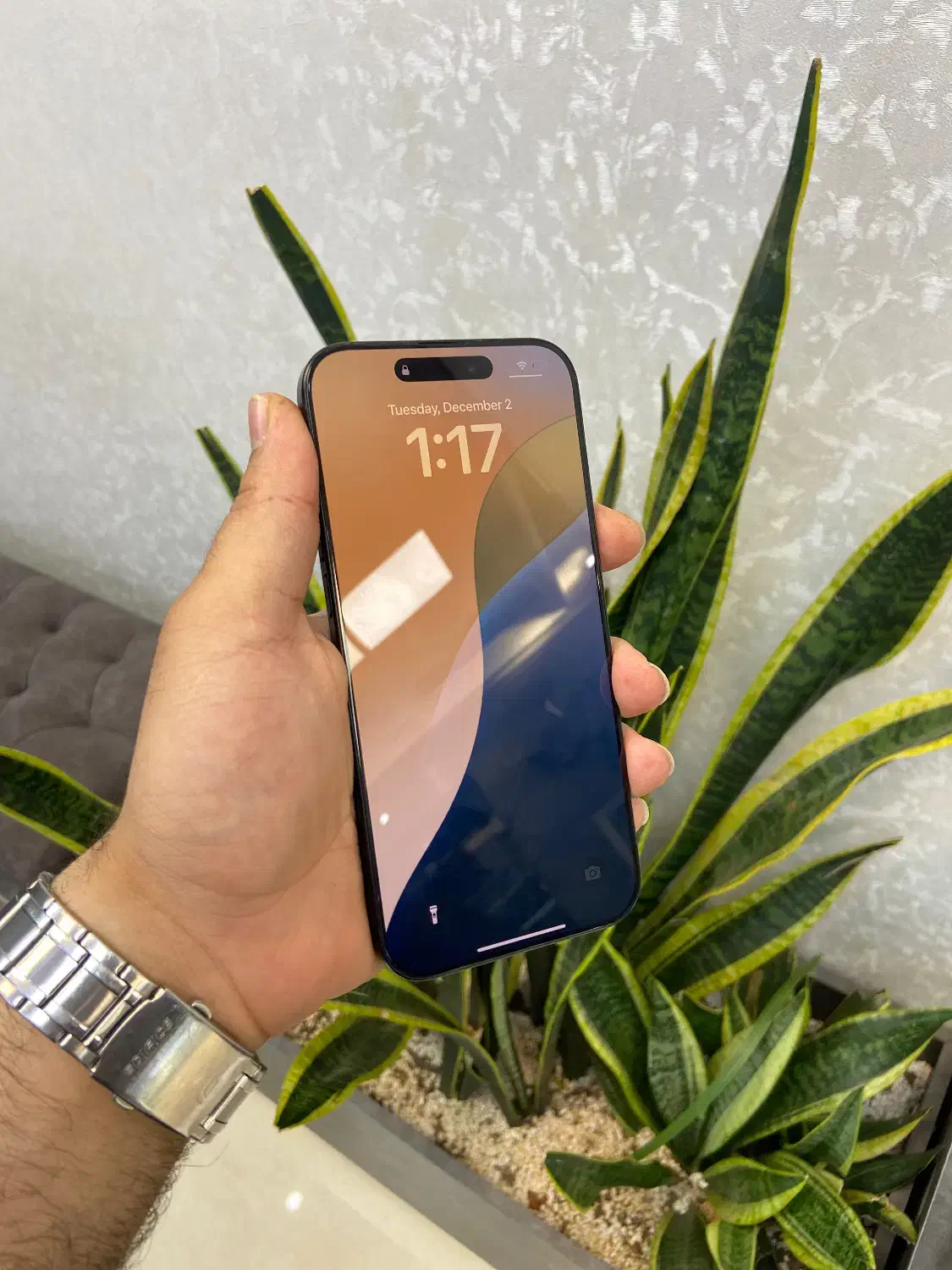 اپل iPhone 16 پرومکس مشکی باطری 100 اقساط و معاوضه|موبایل|اصفهان, مفتح|دیوار